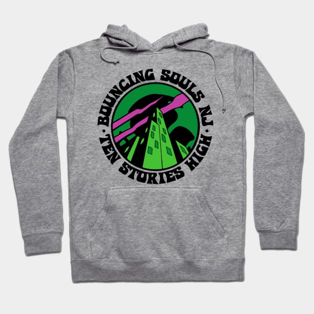 The Bouncing Souls 7 Hoodie by Edwin Vezina